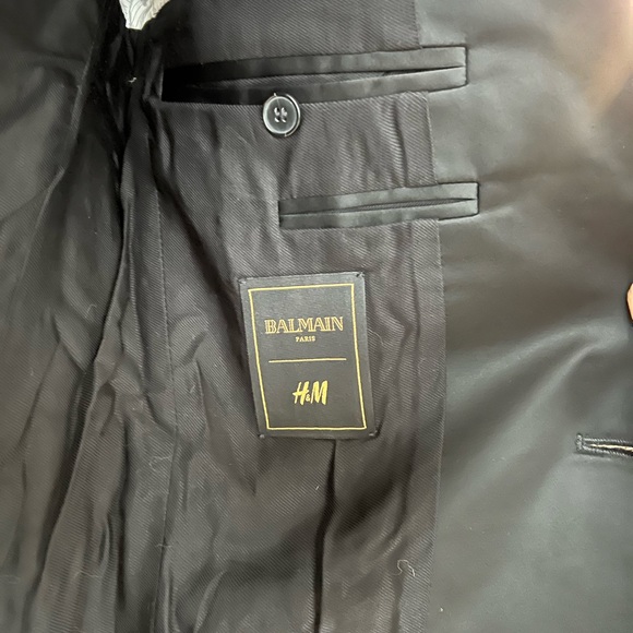 Balmain x HM collab suede jacket - Picture 3 of 3